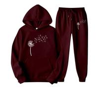 Completi da Donna 2 Pezzi Tuta Sportiva Tute Casual Leggera Completo Sportivo Ginnastica Curvy Pullover Felpa Senza Cappuccio E Jogging Pantaloni Set di con Palestra Invernale