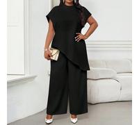 Completi da donna in due pezzi per tutte le stagioni, set casual ed eleganti, completi in due pezzi da donna bianchi in tessuto lavorato con colletto alla coreana, nuovi set da donna in due pezzi, com