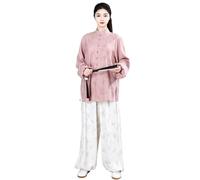 Completi Da Tai Chi Abito da donna Tai Chi in cotone e lino Wushu Kung Fu a maniche lunghe