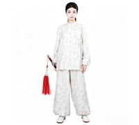 Completi Da Tai Chi Abito da donna Tai Chi in cotone e lino Wushu Kung Fu a maniche lunghe