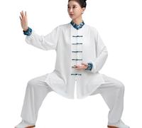 Completi Da Tai Chi Costume da performance artistica for Tai Chi Kung Fu in cotone e lino da donna