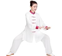 Completi Da Tai Chi Costume da performance artistica for Tai Chi Kung Fu in cotone e lino da donna