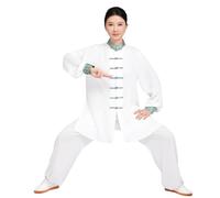 Completi Da Tai Chi Costume da performance artistica for Tai Chi Kung Fu in cotone e lino da donna