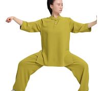Completi Da Tai Chi Set uniforme da donna Tai Chi, pratica di Kung Fu Wushu in cotone e lino traspirante