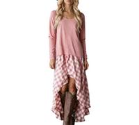 Completi Donna da Cerimonia 18esimo Damigella Elettrico Il Americana Vestitini Americano Scollati Asimmetrico su Natale Pastello Sogno Chiusura Migliori Organza Dual Vita Caratteristiche
