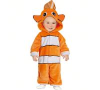 Completi per Bambini Maschi Questo costume da pesce pagliaccio per bambini e bambine è ideale per occasioni speciali come feste in maschera, Halloween, eventi scolastici o feste di famiglia. Realizzat