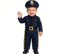 Completi per Bambini Maschi Questo costume da poliziotto per bambini e bambine è l'opzione perfetta per stimolare la fantasia e il gioco creativo nei più piccoli. Caratterizzato da un design completo 