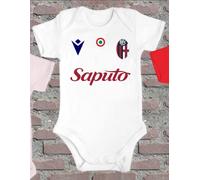 COMPLETINO BODY BAVAGLINO BOLOGNA NEONATO DA 6-24 MESI PERSONALIZZATO CON NOME