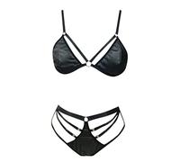 Completino Intimo Donna Sexy Hot Latex Babydoll Camicia da Notte in Pizzo Mini Monokini Perizoma Notte Pigiama Sleepwear G-String Completini Sexy Hot per Sesso