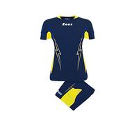 COMPLETINO PALLAVOLO KIT DONNA TUONO VOLLEY ZEUS TORNEO BLU-GIALLO TAGLIA M