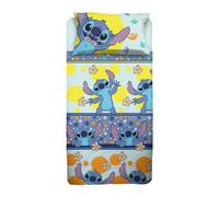 COMPLETO 1 PIAZZA E MEZZA C/FEDERA STITCH BLU