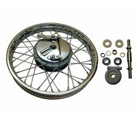 Completo 19 " Anteriore Ruota Cerchio 40 Fori Con Tamburo Targa Per Reale