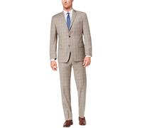 Completo A Quadri Michael Kors Beige 38 Corto / 31W x Non Rifinito