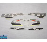 Completo Adesivo Decalcomania Sticker Kit Blu Canotta Per Suzuki