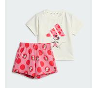COMPLETO ADIDAS DISNEY MINNIE MOUSE T-SHIRT Off White / Pink Fusion / Pure Ruby 9-12M