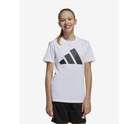 Completo adidas T-shirt e pantaloni corti Essentials bianco nero puro junior - 128