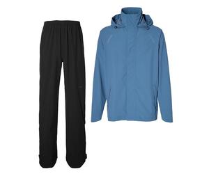 Completo antipioggia Basil Hoga unisex, horizon Blue, Taglia XXL