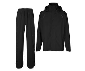 Completo antipioggia Basil Hoga unisex, Nero, Taglia S