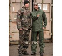 COMPLETO ANTIPIOGGIA GIACCA PANTALONI MIL-TEC DI COLORE VERDE