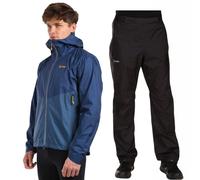 Completo antipioggia Kilpi Hurricane, uomo, blu/nero