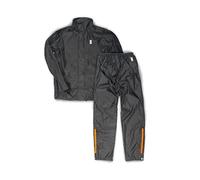 Antipioggia moto OJ SYSTEM SET NERO leggero compatto giacca e pantaloni