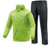 Tucano Urbano Set Antipioggia SEPIOVE Completo Impermeabile, Giacca e Pantaloni, Inserti Rifrangenti, Tasche Esterne, Sacchetto Riponibile Colore Giallo Nero (3XL)