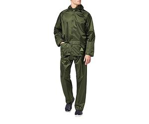 Completo antipioggia - Uomo (Giacca e Pantalone) (XL) (Oliva)