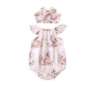 Completo Atletica Bambina Vestiti Estivi Bambina 10 Anni Maschio Tuta da neonato stampata per bambina di Pasqua Set da giorno Fasce per la Pagliaccetto Baby Bunny Girls Salopette (Beige, 18-24 Months)