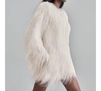 Completo autunno/inverno 2025, adatto per 5-15°C, elegante beige, tessuto morbido e soffice, stile aderente, set da donna a 2 pezzi, top + pantaloncini corti, casual business, per andare al lavoro, us