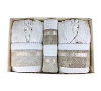 Completo Bagno Asciugamani Accappatoi Uomo Donna Set Idea Regalo Corredo Ferlen