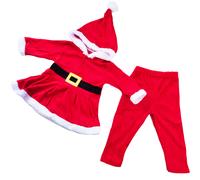 Completo Bambina Neonata Tutina Vestito Babbo Natale Natalizio TOOCOOL FC23101