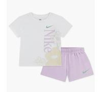 Completo Bambina Nike Wild Flower - Bianco