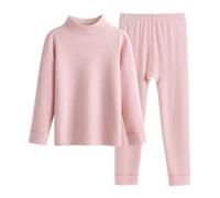 Completo Bambini, Intimo Termico Per Ragazzi, Strato Di Base Di Peso Medio, Girocollo, Manica Lunga, Top E Pantaloni, Due Pezzi Per , Morbido E Caldo, Foderato, Confortevole Per Tutta La Stagione