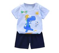 Completo Bambino 2 Pezzi Body Estiva Neonato Set di Magliette Bimbo Completini e Coordinati Gentiluomo Cotone Lino Maglietta Pantaloncini Design Regalo Festivo per Ragazzi 1-4 anni