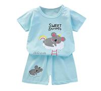 Completo Bambino 2 Pezzi Body Estiva Neonato Set di Magliette Bimbo Completini e Coordinati Gentiluomo Cotone Lino Maglietta Pantaloncini Design Regalo Festivo per Ragazzi 1-4 anni