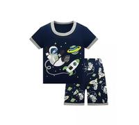 Completo Bambino 2 Pezzi,Completo Estivo Dinosauro Stampa 2pcs Vestiti Set Bimbo Completini e Coordinati Gentiluomo con Tenere Simpatiche Fantasie per Festa Casual Mare Spiaggia
