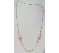 COMPLETO BRACCIALE COLLANA ARGENTO 925 MAGLIA ROSARIO MODA ESTATE DONNA RAGAZZA