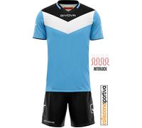 COMPLETO CALCIO CALCETTO GIVOVA KIT CAMPO INTERLOCK - KITC53 maglia+pantaloncino