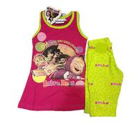 Completo canotta + leggings verde a pois MASHA E ORSO in cotone da bambino