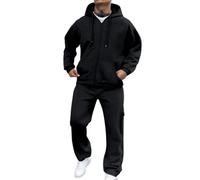 Completo Casual da Uomo in Tinta Unita, Comodo e Rilassato, da Indossare tu