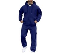 Completo Casual da Uomo in Tinta Unita, Comodo e Rilassato, da Indossare tu