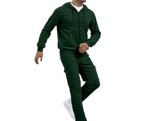 Completo Casual da Uomo in Tinta Unita, Comodo e Rilassato, da Indossare tu