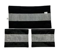 Completo centrini e runner set 3 pezzi Renato Balestra con strass Provenza 0751