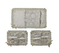 Completo centrini e runner set 3 pezzi Renato Balestra decorativi Francesca 3514