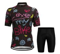 Completo Ciclismo Donna Estivo Abbigliamento Bici MTB,Maglia de Ciclista Maglietta Ciclo Senza Maniche Gilet e Pantaloncini Shorts Bike con 9D Gel Imbottiti,Tuta Bicicletta Asciugatura Rapida|12,L