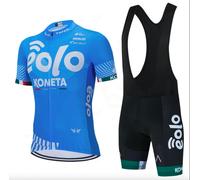 Completo ciclismo Eolo Kometa 2021 Bici abbigliamento set MTB Gel 19 D
