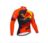 Completo ciclismo Invernale Red Bull MTB Felpato Termico Gel 9D