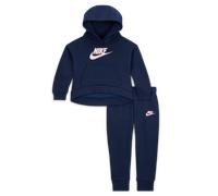 Completo con felpa con cappuccio e pantaloni jogger Nike Club Fleece - Bebè (12-24 mesi) - Blu 12M