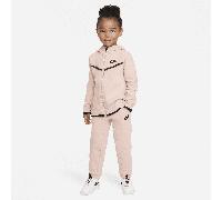 Completo con felpa con cappuccio e pantaloni Nike Tech Fleece - Bimbo/a - Rosa 3T
