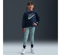 Completo con leggings e maglia a girocollo Nike Wild Warmth - Bambino/a - Verde 6X
